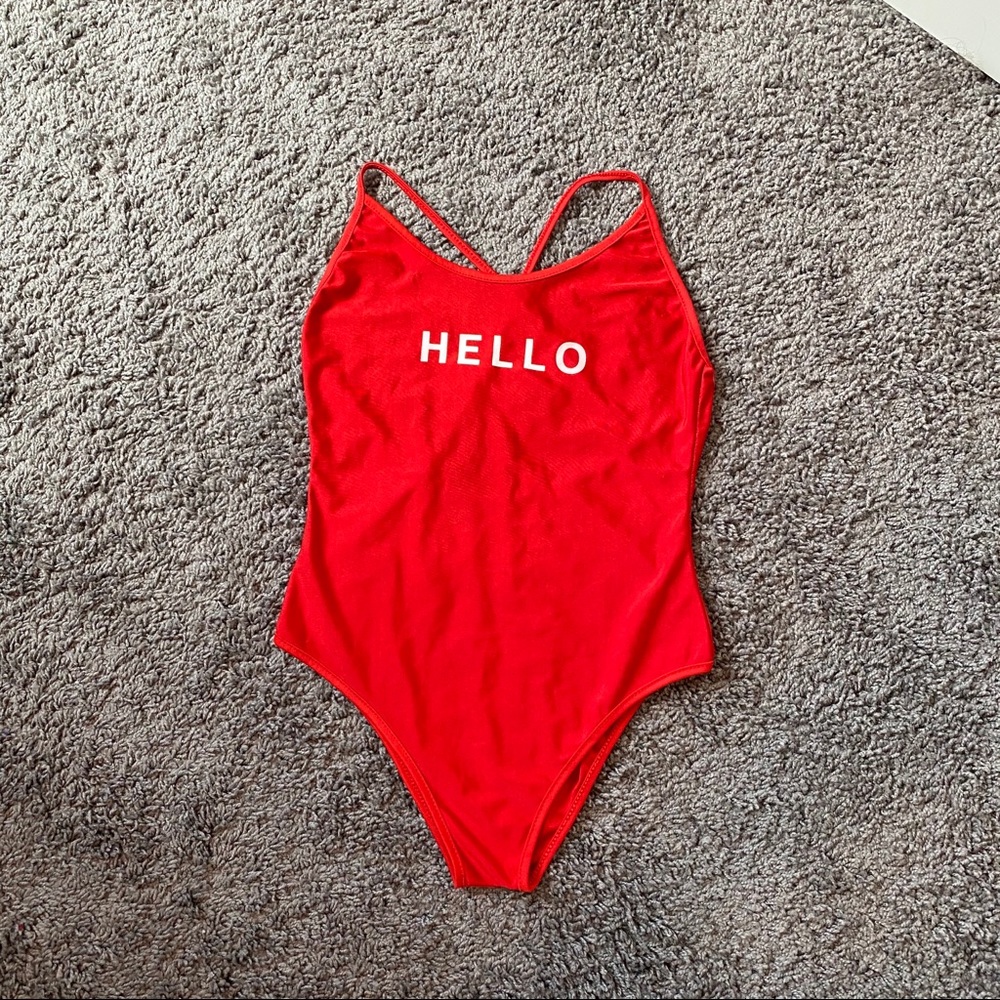 Lifeguard One Piece Swimsuit